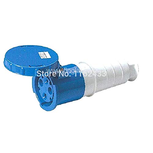 125A 2P E 3 pin 220-240V IP67 243 Single Phase Watertight Industrial Connector/Coupler