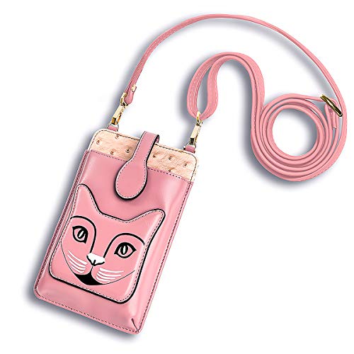 Leather Wallet Phone Case scrodcat, roze