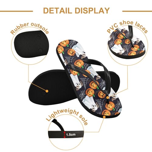 Burbuja Dog Boo Flip Flops for Women Men, Soft Thong Sandals Rubber Slippers for Pool Beach Essentials3