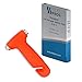 Car Escape Window Hammer & Seat Belt Cutter Tool (Orange Premium, 1)