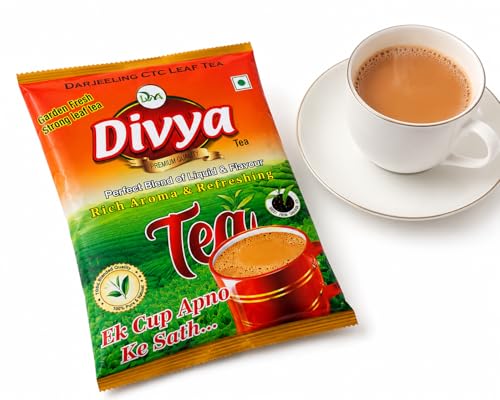 Image of DIVYA ENTERPRISES Tea Premium | Ctc Leaves Garden Fresh Black Rich Flavorful Blend | Size 1.5 Kg