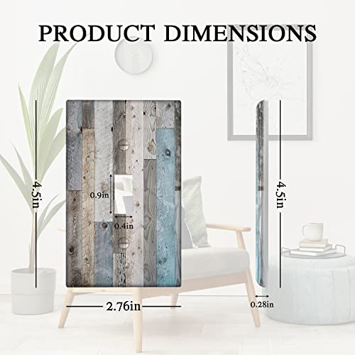 Rustic Farmhouse 1-Gang Toggle Wall Switch Plate Cover Retro Decorative Light Switch Cover Board Wallplates Kitchen Accessories & Decor #TOP1