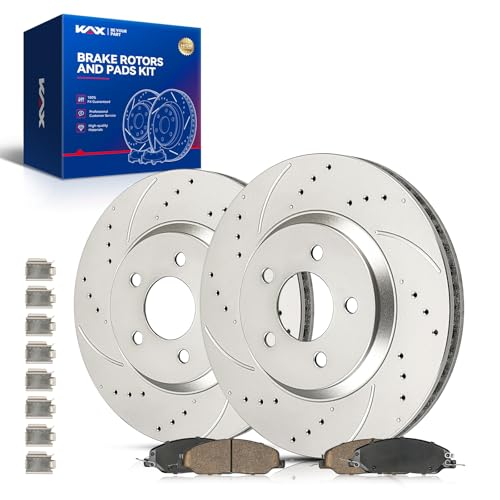 Image of KAX Front Brake Kit for Ford Mustang 2011-2014 3.7L, 2010 4.0L