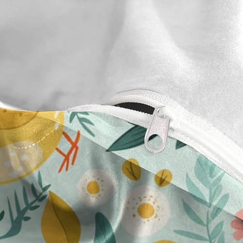 Housse de couette oiseaux 3D en microfibre premium King 220x240cm - 8