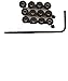 48 Locking Pin Keepers For Hat Lapel Vest