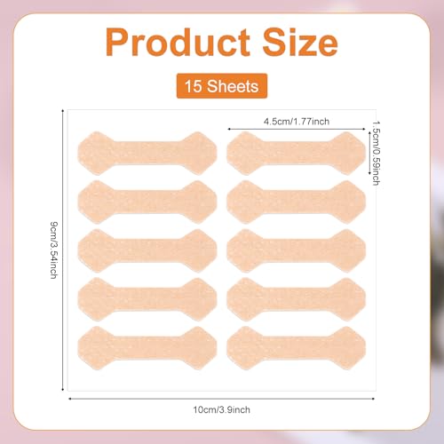 150 peças de tiras encravadas para unhas dos pés, corretor de unhas encravadas respiráveis, ferramen