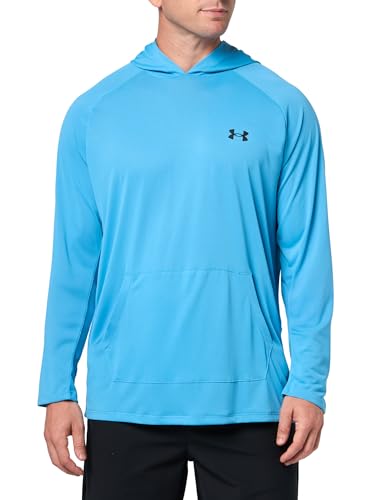Under Armour Men's Tech Hoodie 2.0, (452) Ether Blue / / Black, S