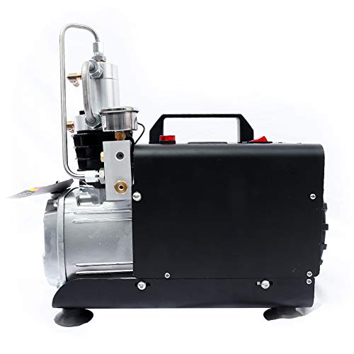 HPDMC 110v 300bar Portable Air Compressor Paintball Fill Station for PCP Game (Auto Stop)