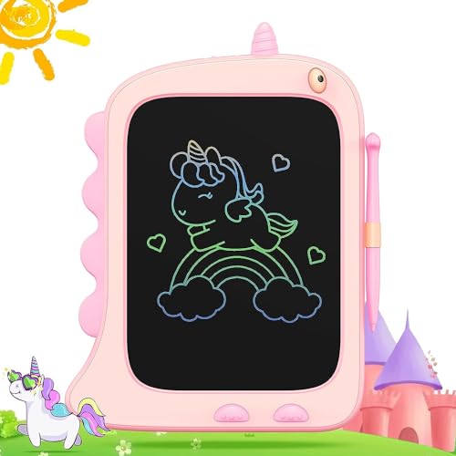 ORSEN Girls Toys for 3 4 5 6 7 8 Year Old Girls Boys, LCD Writng Tablet Unicorn Doodle Board, Unicorn Gifts for Girls 8.5inch Drawing Pad for Kids, Birthday Unicorn Toys Gifts for Girls (Pink)