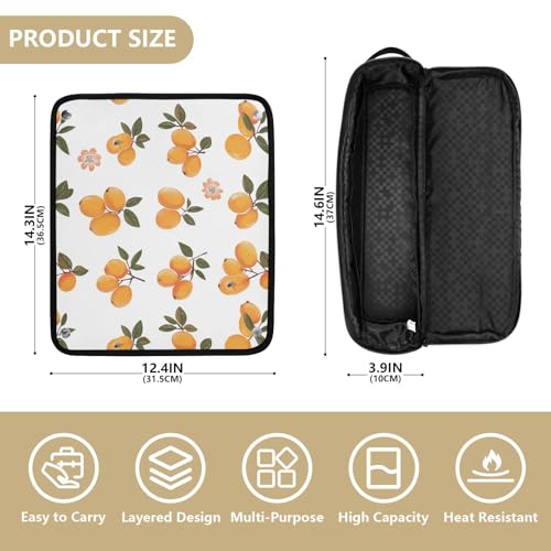 Bolso de viaje resistente al calor para herramientas de cabello miniatura 4