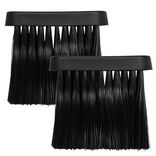 GMAPATS 2 PCS Oblong Fireplace Brush PP Fireplace Broom Replacement Head Chimney Brush for Fireplace Cleaning Kit and Pellet Stove