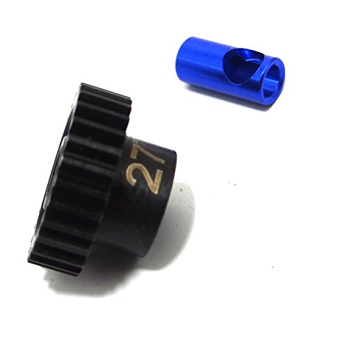 Hot Racing NSG27M06 27t Steel Mod 0.6 Pinion Gear 5mm