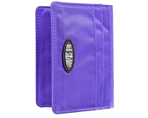 Image of Big Skinny Yorker ID Slim Wallet, Holds Up to 24 Cards, Purple