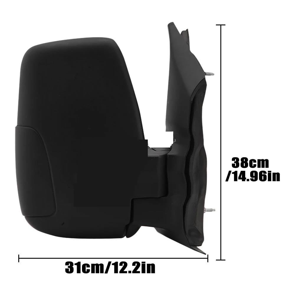 VW GOLF MK6 Rétroviseur Aile Gauche Verre Côté Passager Chauffant 2009