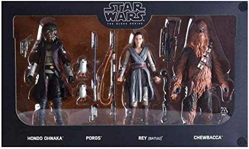 Hasbro Disneyland Star Wars Galaxy's Edge Black Series Smugglers Run 6" Figure 4-Pack Theme Park Exclusive