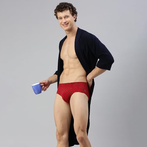 Image of Zoiro Men's Brief | Soft Band | Soft No-Marks Elastic | Breathable Innerwear | Pack of 1 | Color May Vary