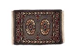 teppich muster pakistan Farbe: Grau | Muster: Geometrisch | Form: Quadratisch