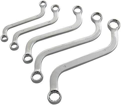 Klucz płaski, zestaw kluczy z grzechotką, klucz oczkowy, klucz do przeszkód 1 szt. 8-22 mm Half Moon Klucz oczkowy typu C Dwustronny metryczny klucz Torx do użytku profesjonalnego i majsterkowania (17