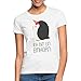 Spreadshirt Pinguin Ich Bin EIN Einhorn Eiswaffel Frauen T-Shirt, L, weiß