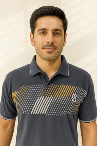 Image of Dollar Pack of 1 Men's Cotton Polo T-Shirt with Classic Collar