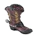 Koehler Home Outdoor Garden Holiday Seasonal Decor Spurred Cowboy Boot Flower Planter