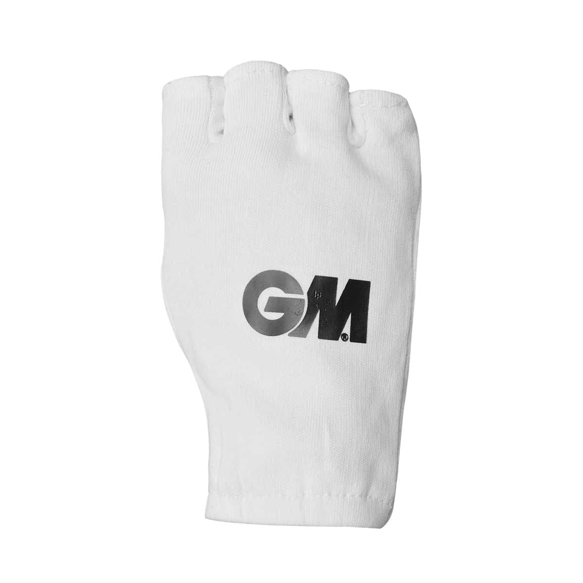 GM Fingerless Inner Gloves | Color: White | Size: Mens | Material: Cotton | For Men & Boys | Comfortable Fit | Highly Durable | Sweat Absorption | Double sided sweatband | Better grip 1