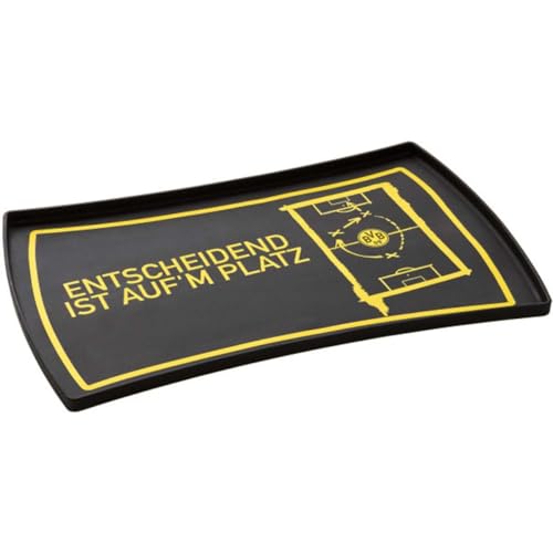 HUNTER Napfunterlage BVB 48 x 30 cm, Schwarz/Gelb