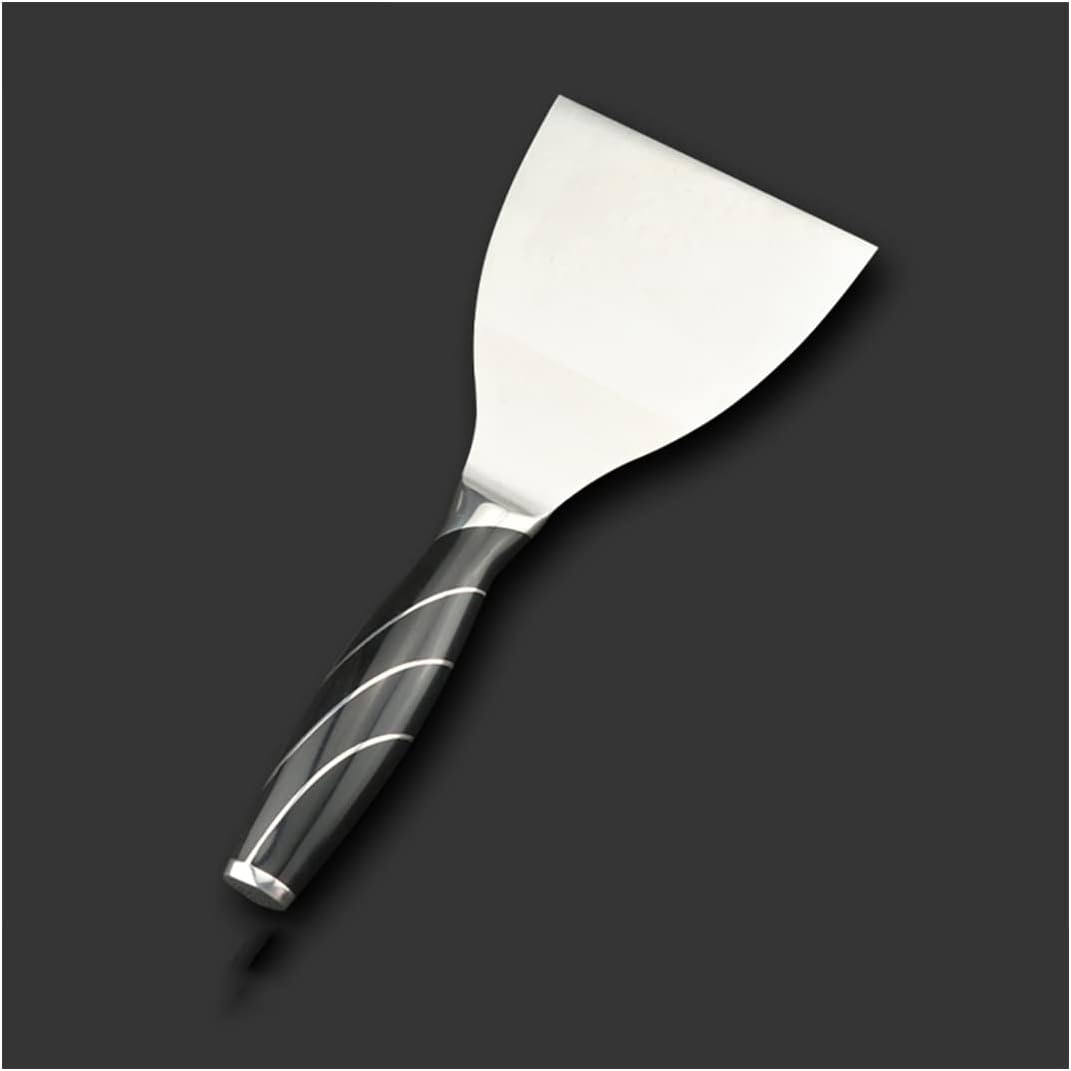 Putty Scrapers Knife,Putty Knife - Spackle Knives - Stainless steel Metal Scraper Tools- Used for Wall Paint Wallpaper Remover Tool,2inch (Size : 4inch)