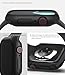 Ringke Slim [Anti-Yellowing Material / 2 Pack] Compatible with Apple Watch Series 10 Case (46mm) Sturdy Solid Transparent Cover + Extra Color for Women, Men - Clear + Matte Black