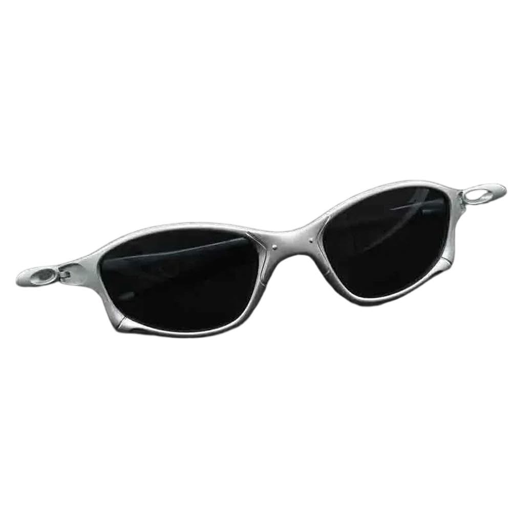 DYRBF Occhiali da sole polarizzati da uomo e da donna, occhiali da sole vintage Cat Eye, protezione UV400, lenti in policarbonato, design a tempio cavo, leggeri, per ciclismo, pesca, feste, viaggi