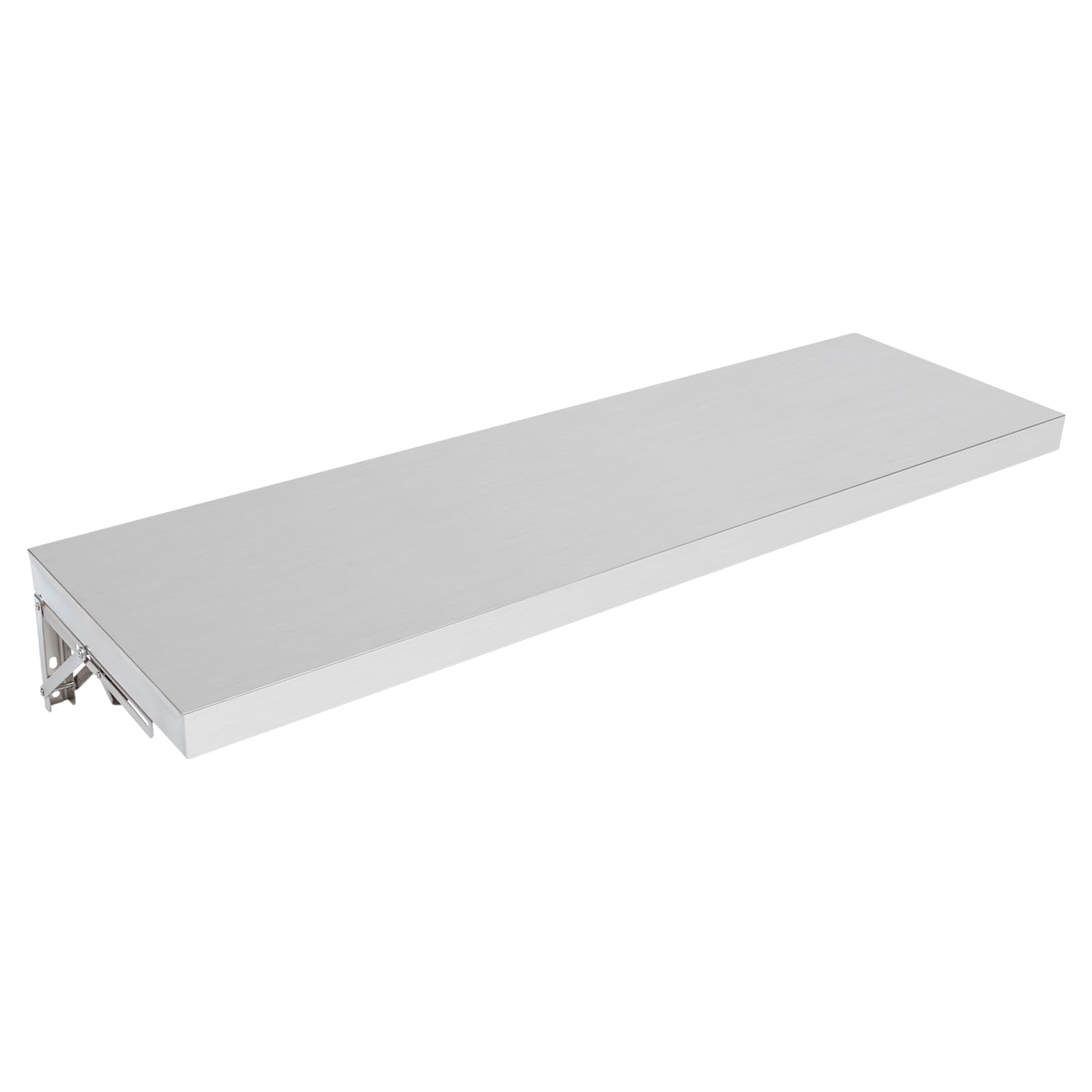 Estantería plegable de acero inoxidable, para cocina, hotel, bar, 100 x 30 x 5 cm