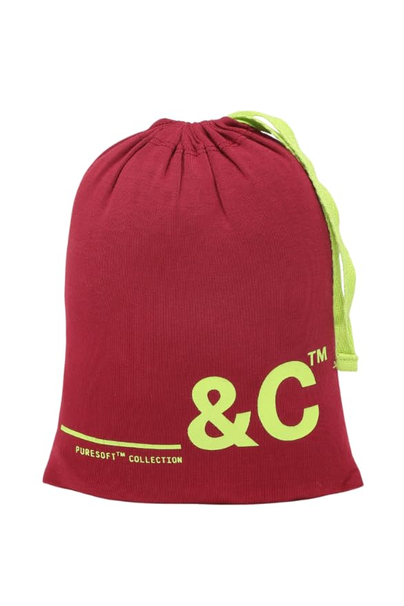 &Circus Micromodal Drawstring Travel Pouch | Reusable & Washable | Ideal for Underwear, Socks, Toiletries, Phone Charger & Sunglasses | Pack of 1