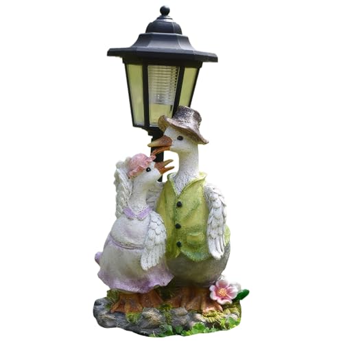 Statue de jardin de canard résistante aux intempéries pour animer un espace vide