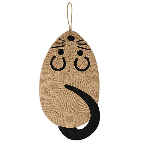 Tapis De Grattage Pour Chat, Tapis Grattage Chat Sisal Naturel, Tapis Griffes Meulage, Tapis Grattage Sol Chat Suspendu Forme Souris Pour Chat Pour Griffes De Meulage Protection De Meubles Cover