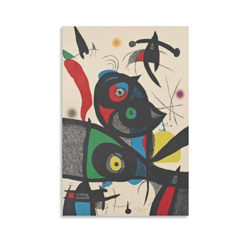 Toile Joan Miró 60 x 90 cm pour réveiller un salon triste grâce au surréalisme