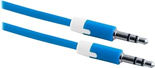 3.5mm Aux Cable 4 Pack, 3 ft. Light Blue, Male to Male Auxiliary Cord, Stereo Audio, for Headphones, Car, Stereo Speakers, Smartphones, 85170
