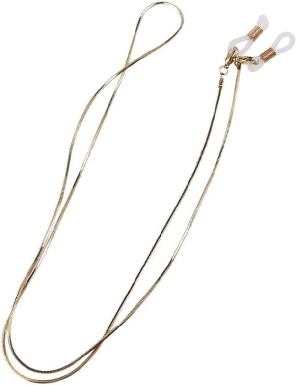 70cm Long Non-Slip Copper Eyeglasses Chain for Men and Women Stylish Eyewear Retainer Cord