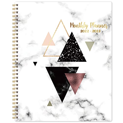 2022 Monthly Planner - Monthly Planner 2022 with Tabs, 18 Monthly Planner from January 2022 - June 2023, 9 x 11 Monthly Calendar Planner with Pocket, Contacts and Passwords Pages