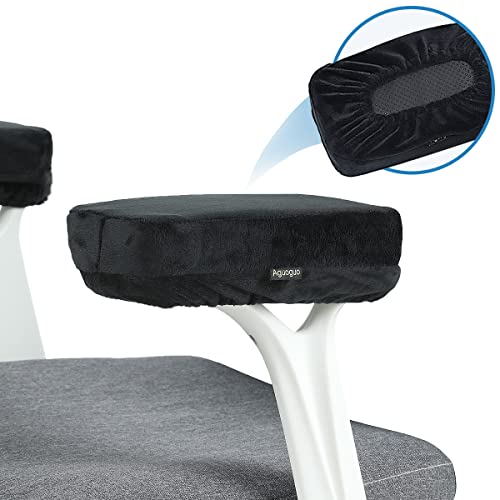 Aguoguo Ergonomic Office Chair Armrest Pads，New Upgrade Does Not Collapse Memory Foam，Ease Elbow & Arm Pressure,Suitable For Office Chair And Game Chair Armrest Cushion Pillow(2 Piece Set) #TOP28