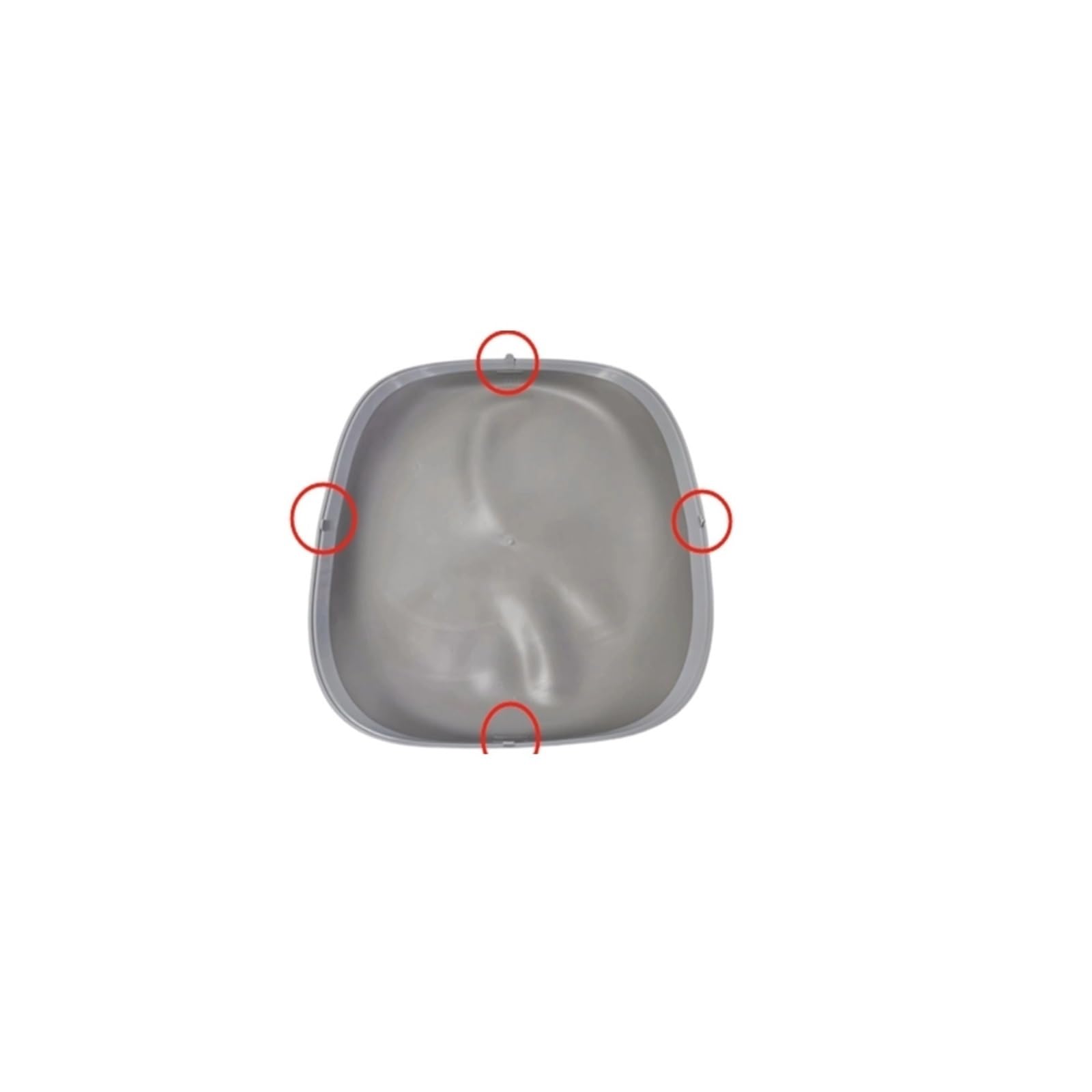 Generico Tappetino Inferiore in Silicone per lettiera Automatica