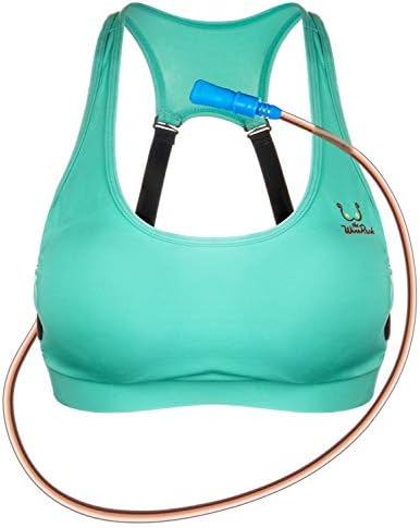 The Original WineRack Booze Bra Flask - Adjustable Design - Holds 25oz of Booze (Turquoise, Large)