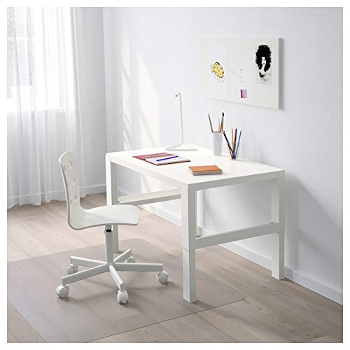 Bureau blanc PÅHL 96x58 cm table de travail compacte et durable
