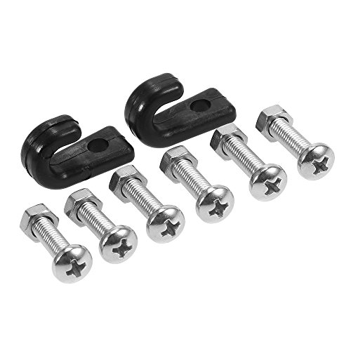 Alças de remo, Andoer Alças de transporte com montagem lateral 2 Paddle Park Bungee Hardware e ganch