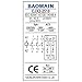 Baomain 3-Pole AC Contactor CJX2-2510 – 110VAC Coil, 3NO+1NO Auxiliary, 660V 3-Phase, DIN Rail Mount