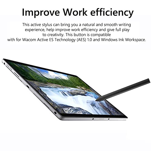 PN7320A Aktywny Rysik, ładowalny Magnetyczny Rysik z wymienną końcówką do Dell Latitude 7320 2 w 1 Tabletu, Wbudowany Akumulator Litowo-jonowy 100 MAh
