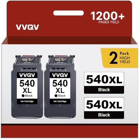 540 XL Ersatz für Canon 540 schwarz Patronen PG 540 XL schwarz für TS5150 | 540XL Ersatz für Canon 540 Druckerpatronen Schwarz Kompatibel für TS5150 TS5151 TS5100 MG3600 MX525 MX52