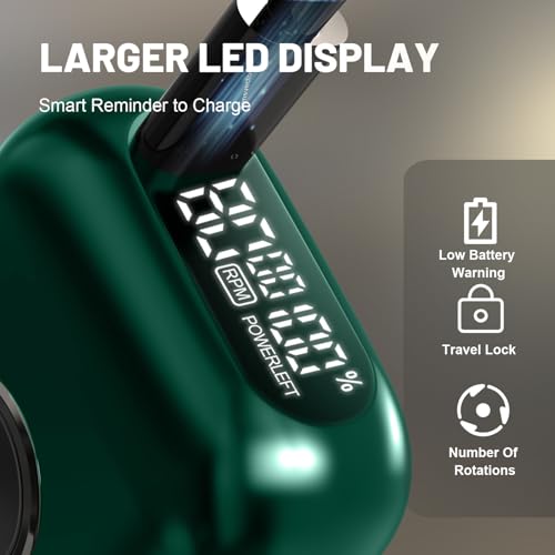 Image of Rechargeable Electric Razor for Men: Mini Foil Shavers for Men with 4 Floating Blades - Dual-Speed & LED Display, 120Min Runtime, IPX7 Waterproof Face Shaver, USB-C