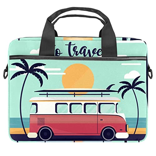 Sacoche ordinateur 13.3 pouces fine anti-rayures avec bandoulière voyage