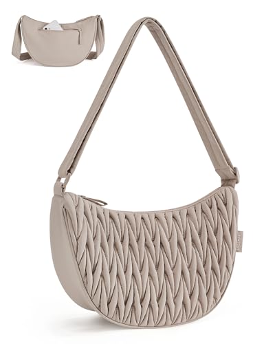 Image of BAGSMART Hobo Bag for Women, Nylon Quilted Crossbody Bags for Women Shoulder with Adjustable Strap