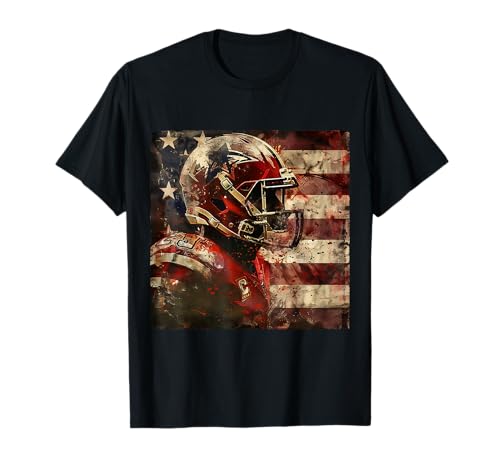 American Football Geschenke für Footballer Football Spieler T-Shirt